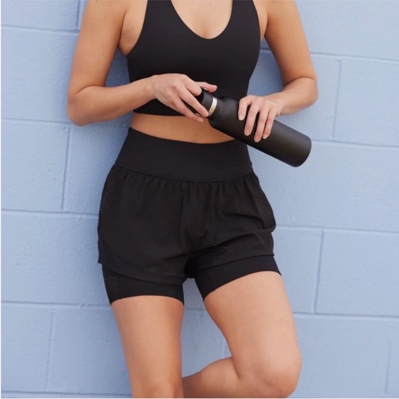 SPANX Black “Get Moving Shorts” With Compression Layer Size Small New With Tags! - Picture 6 of 15